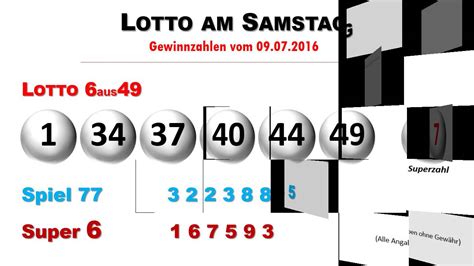 lottoquoten vom letzten samstag.